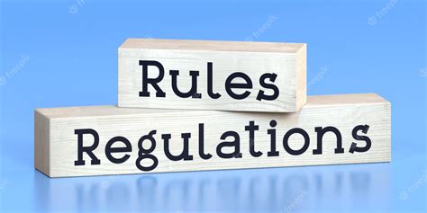 Rules & Regulation .